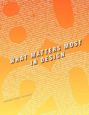 80/20-What Matters Most in Design de MR Michael Frank Peterson