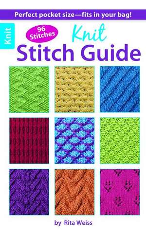 Knit Stitch Guide de Rita Weiss