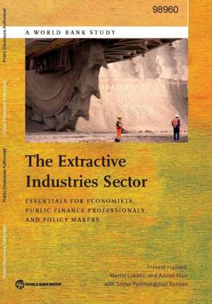 The Extractive Industries Sector: Essentials for Economists, Public Finance Professionals, and Policy Makers de Havard Halland