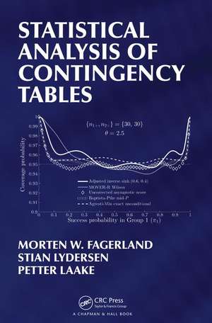 Statistical Analysis of Contingency Tables de Morten Fagerland