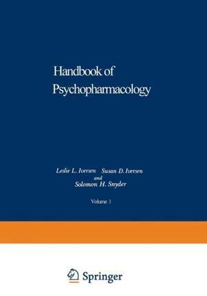 Biochemical Principles and Techniques in Neuropharmacology de Leslie Iversen