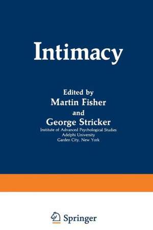 Intimacy de Martin Fisher