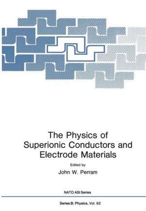 The Physics of Superionic Conductors and Electrode Materials de John W. Perram