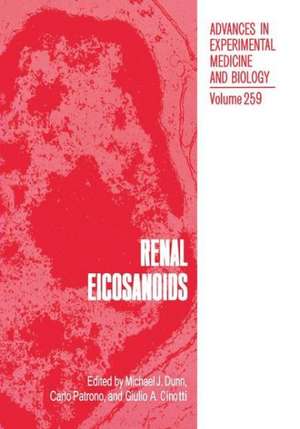 Renal Eicosanoids de Michael Dunn