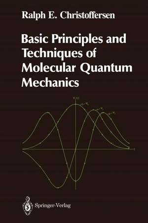 Basic Principles and Techniques of Molecular Quantum Mechanics de Ralph E. Christoffersen