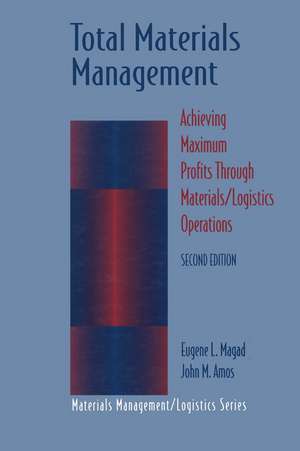 Total Materials Management: Achieving Maximum Profits Through Materials/Logistics Operations de Eugene L. Magad