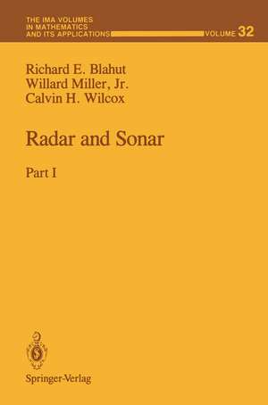 Radar and Sonar: Part I de Richard E. Blahut