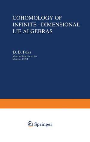 Cohomology of Infinite-Dimensional Lie Algebras de D.B. Fuks