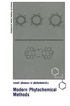 Modern Phytochemical Methods de Nikolaus H. Fischer