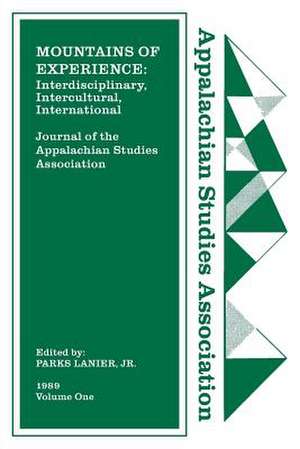 Journal of the Appalachian Studies Association de Parks Jr. Lanier