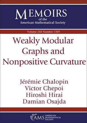 Weakly Modular Graphs and Nonpositive Curvature de Damian Osajda