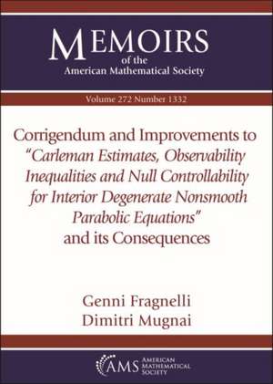 CORRIGENDUM AND IMPROVEMENTS TO