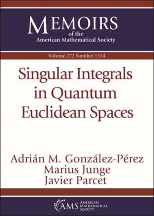 SINGULAR INTEGRALS IN QUANTUM EUCLIDEAN
