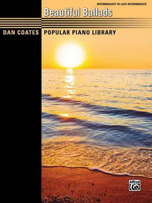 Dan Coates Popular Piano Library -- Beautiful Ballads de Dan Coates