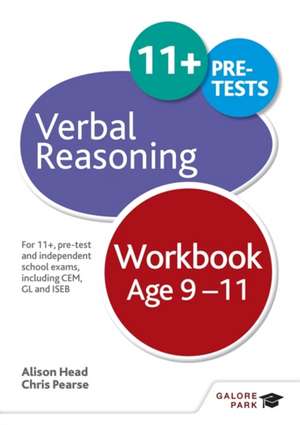 Verbal Reasoning Workbook Age 9-11 de Alison Head