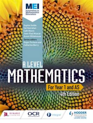 MEI A Level Mathematics Year 1 (AS) de Susan Whitehouse