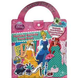 Disney Princess Fashion Activity Purse Book