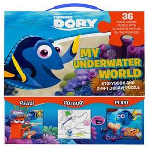 Disney Finding Dory Storybook and 2-in-1 Jigsaw Puzzle de Parragon