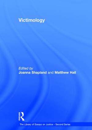 Victimology de Joanna Shapland