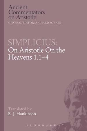 Simplicius: On Aristotle On the Heavens 1.1-4 de Simplicius