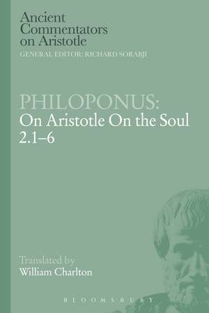 Philoponus: On Aristotle On the Soul 2.1-6 de Philoponus