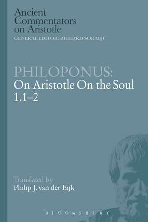 Philoponus: On Aristotle On the Soul 1.1-2 de Philoponus