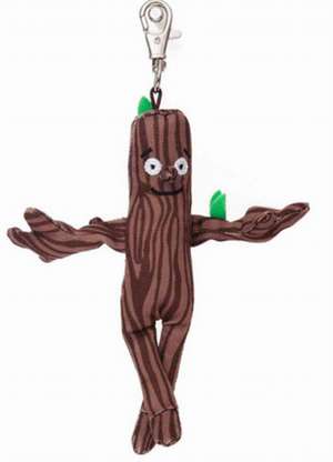 STICK MAN KEY CLIP MINI PLUSH 6 INCHES de AURORA