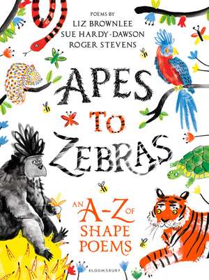 Apes to Zebras: An A-Z of Shape Poems de Roger Stevens