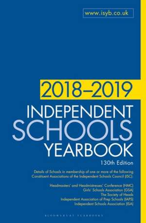 Independent Schools Yearbook 2018-2019