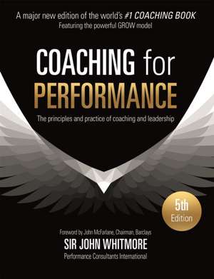 Coaching for Performance Fifth Edition Afaceri