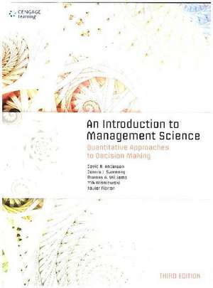 Anderson, D: Introduction to Management Science