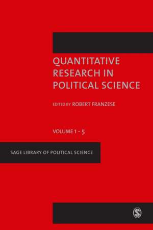 Quantitative Research in Political Science de Robert Franzese