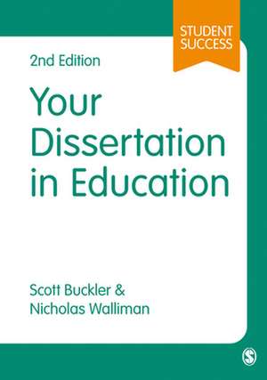 Your Dissertation in Education de Scott Buckler