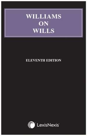 Williams on Wills de J. A. D MacDougald