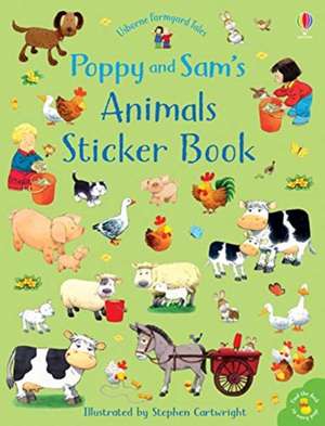 Poppy and Sam's Animals Sticker Book de Sam Taplin