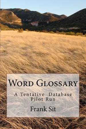 Word Glossary de MR Frank Sit