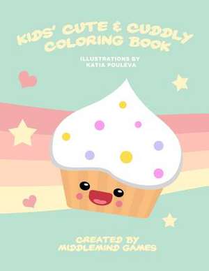 Kids' Cute & Cuddly Coloring Book de Katia Pouleva