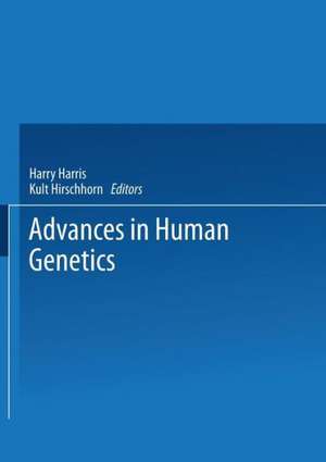 Advances in Human Genetics de Harry Harris