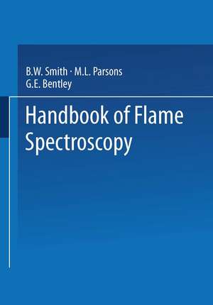 Handbook of Flame Spectroscopy de B. Smith