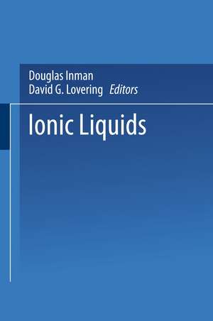 Ionic Liquids de Douglas Inman