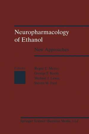 Neuropharmacology of Ethanol: New Approaches de KOOB