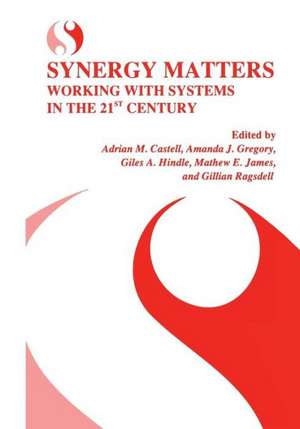 Synergy Matters: Working with Systems in the 21st Century de Adrian M. Castell