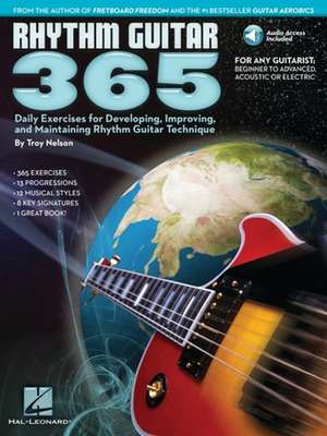 Rhythm Guitar 365 Book/Online Audio de Troy Nelson