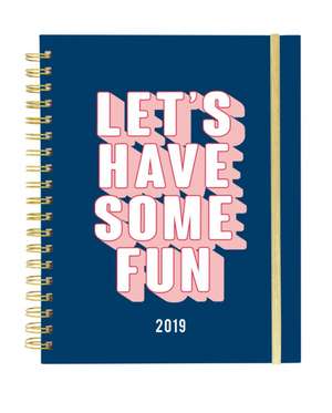 FUN 2019 LARGE SPIRAL BOUND DIARY de GRAPHIQUE