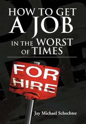 HOW TO GET A JOB IN THE WORST OF TIMES de Jay Michael Schechter