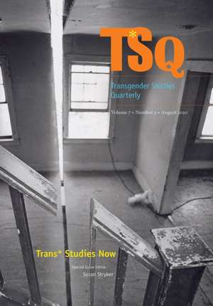 Trans∗ Studies Now de Susan Stryker