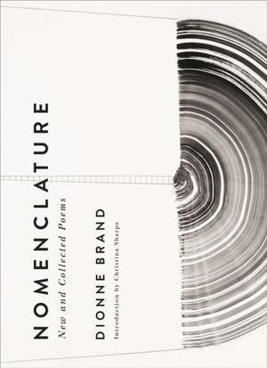 Nomenclature de Dionne Brand