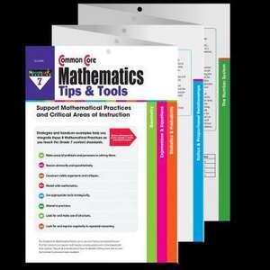 Common Core Mathematics Tips & Tools Grade 7 Teacher Resource de Dana Conaty