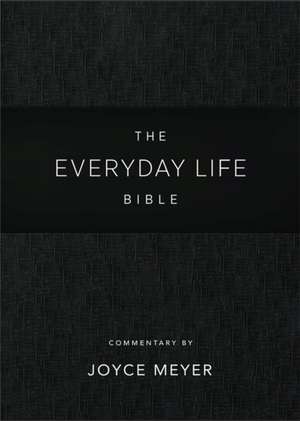 Everyday Life Bible: Black Leatherluxe(r) de Joyce Meyer