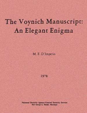 The Voynich Manuscript de M. E. D'Imperio